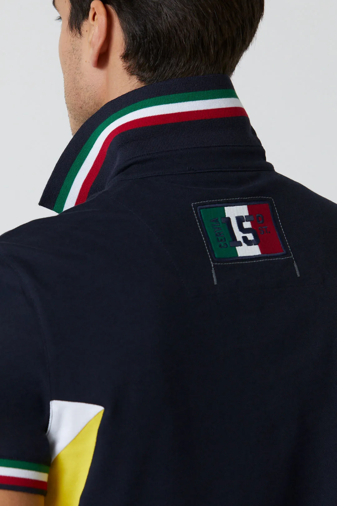 15th Wing Polo Tricolor Details