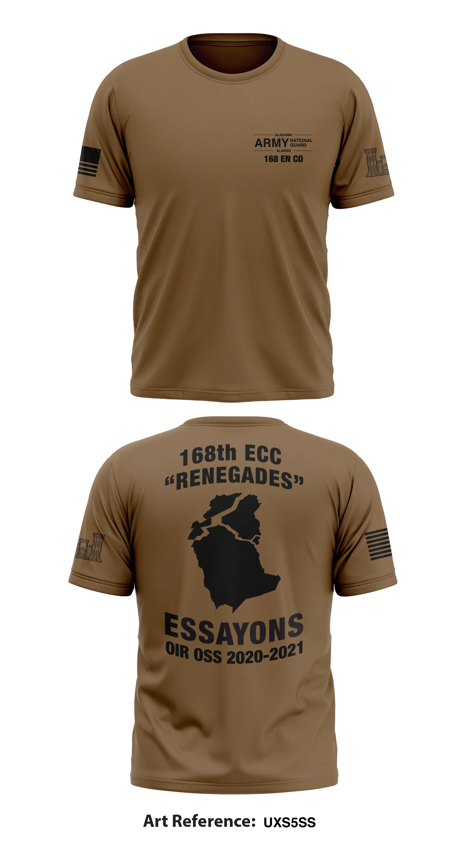 168TH EN CO Store 1 Core Men's SS Performance Tee - uxs5sS
