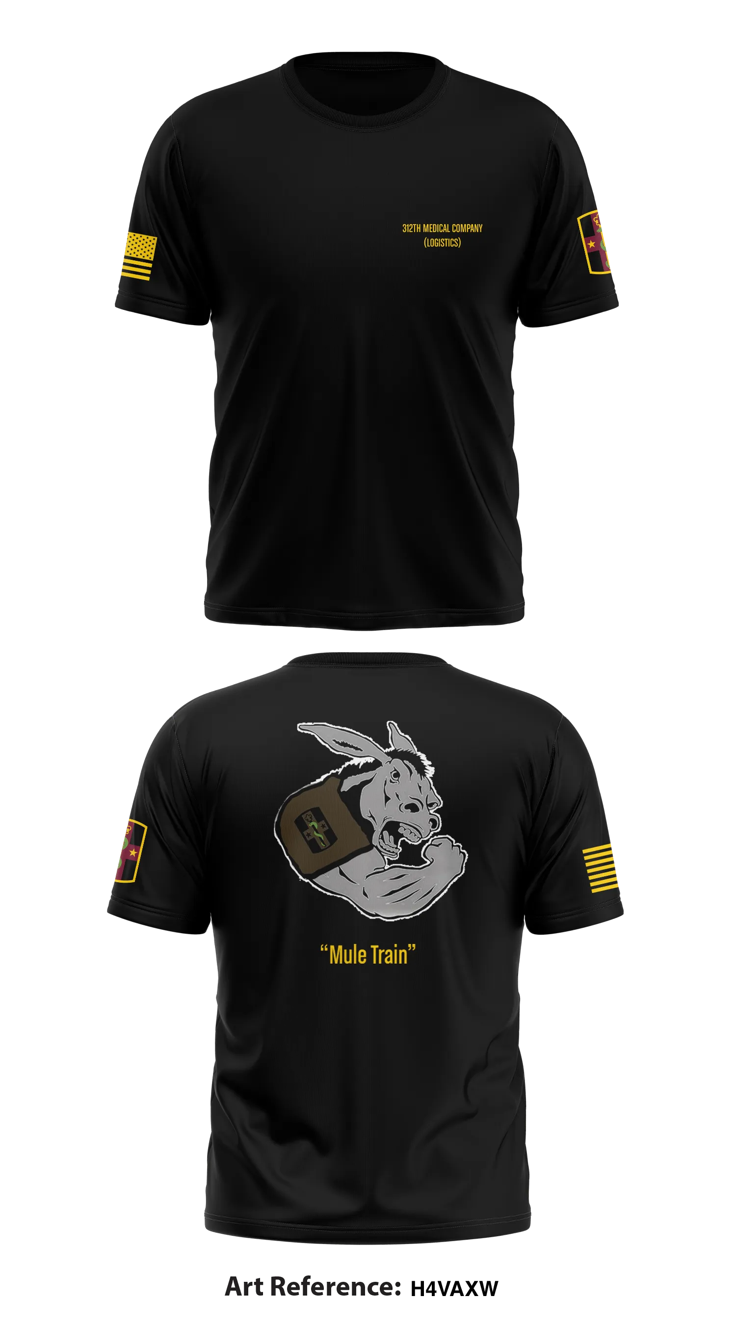 312th Store 1 Core Men's SS Performance Tee - H4VaXW