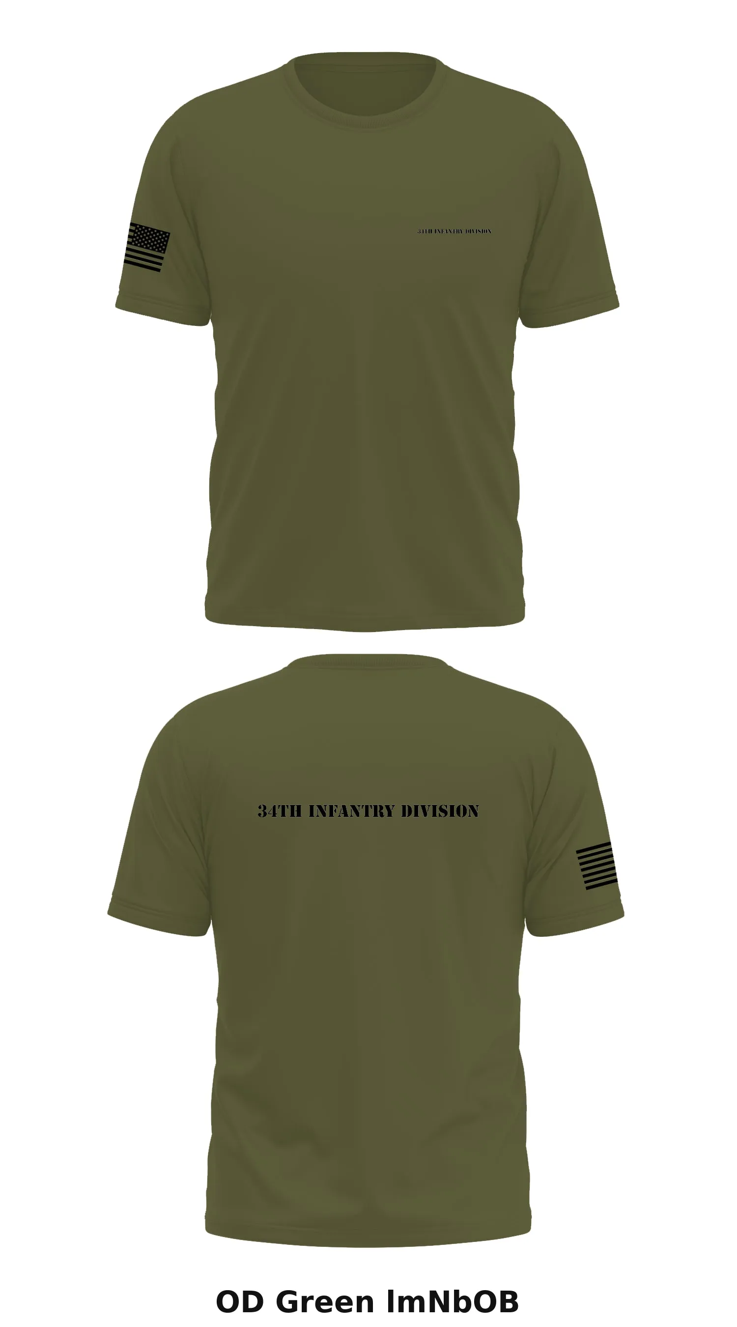 34th infantry division  Store 1 Core Men's SS Performance Tee - lmNbOB