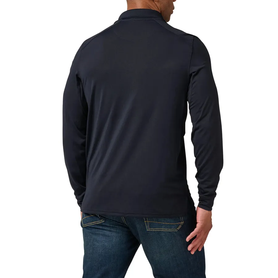 5.11 Helios Long Sleeve Mens Polo Shirt - Dark Navy