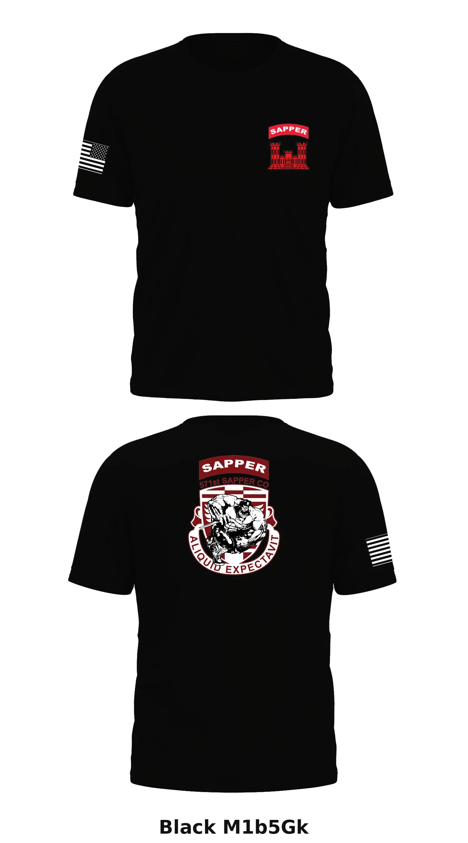 571st sapper co Store 1 Core Men's SS Performance Tee - M1b5Gk