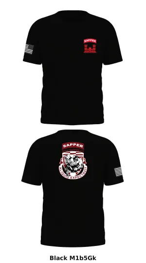 571st sapper co Store 1 Core Men's SS Performance Tee - M1b5Gk