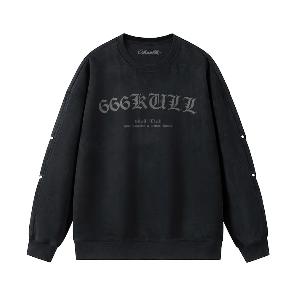 6Kull Heavy Suede Wing Sweatshirt