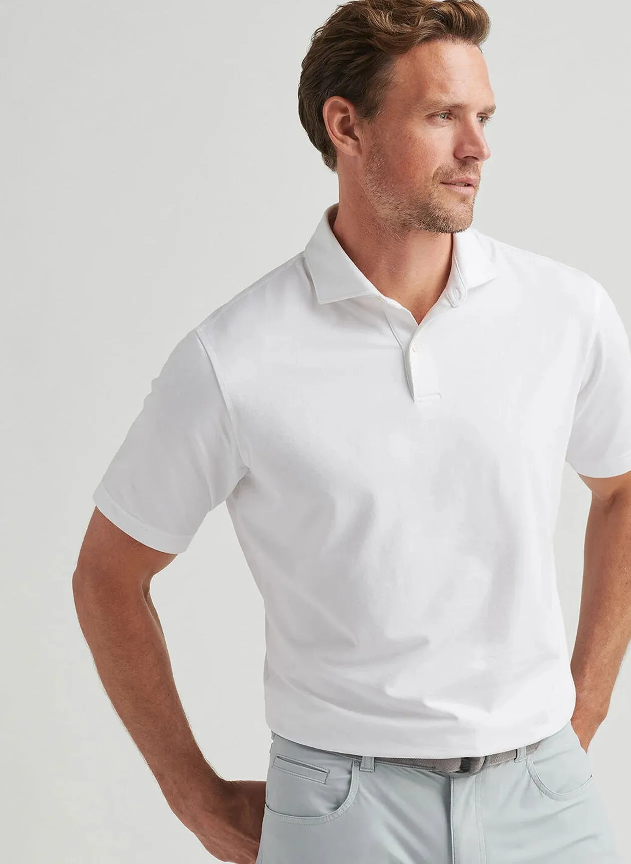Albatross Cotton Blend Piqué Polo