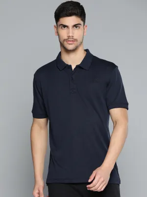 Alcis Men Polo Collar Anti Static Slim Fit Sports T-shirt