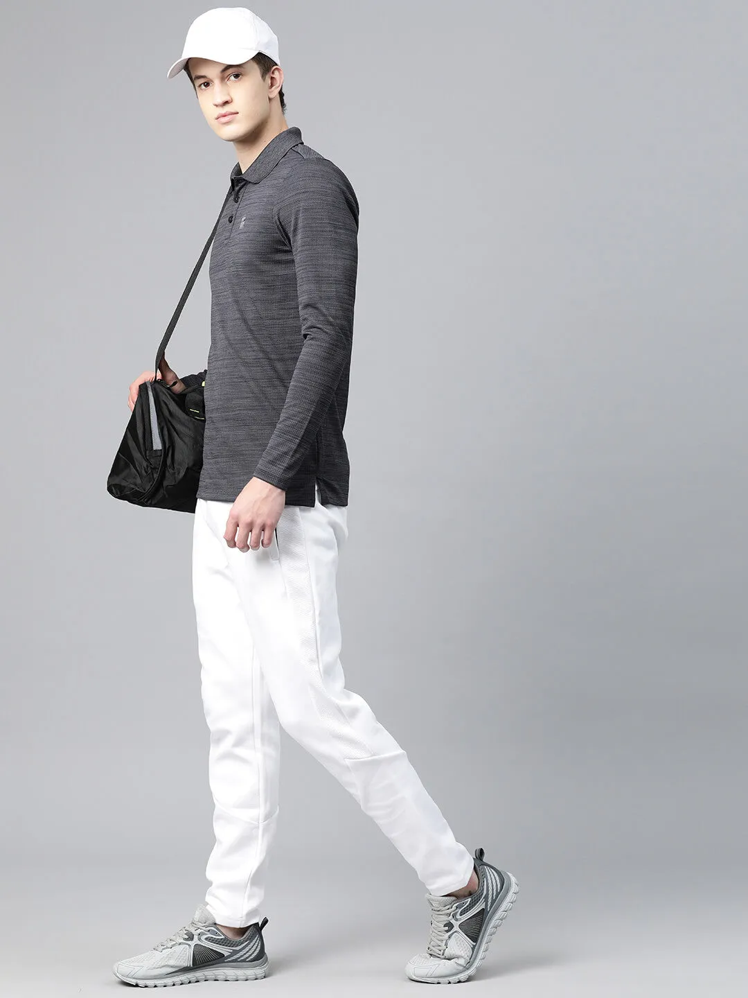Alcis Men Polo Collar Anti Static Slim Fit T-shirt