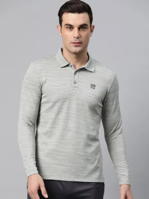 Alcis Men Polo Collar Anti Static Slim Fit T-shirt