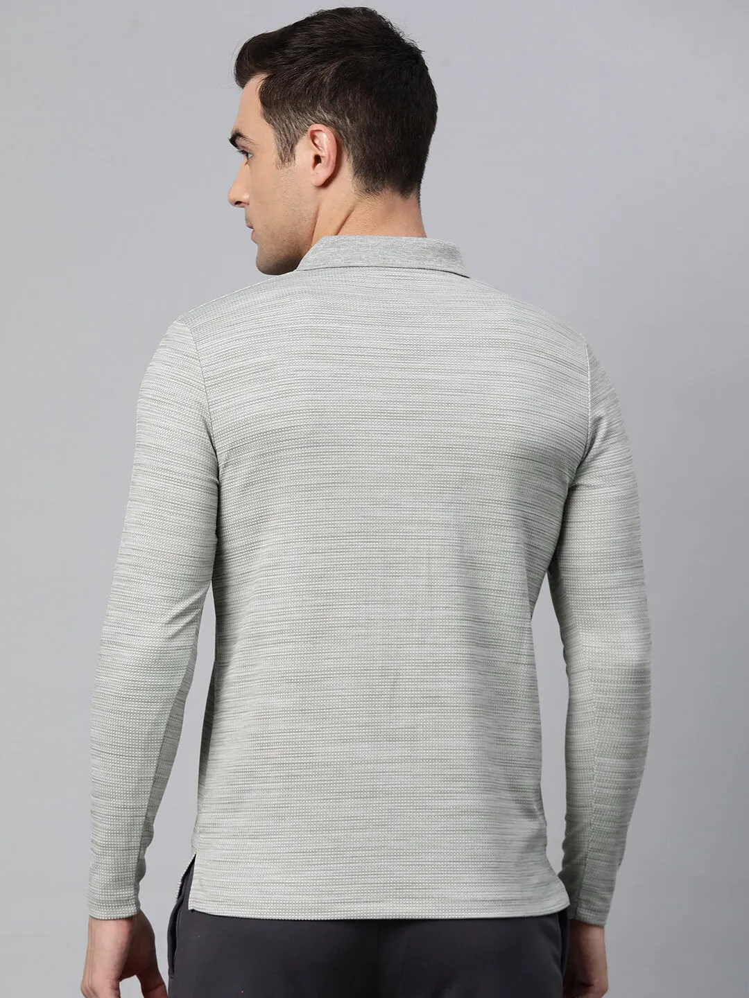 Alcis Men Polo Collar Anti Static Slim Fit T-shirt