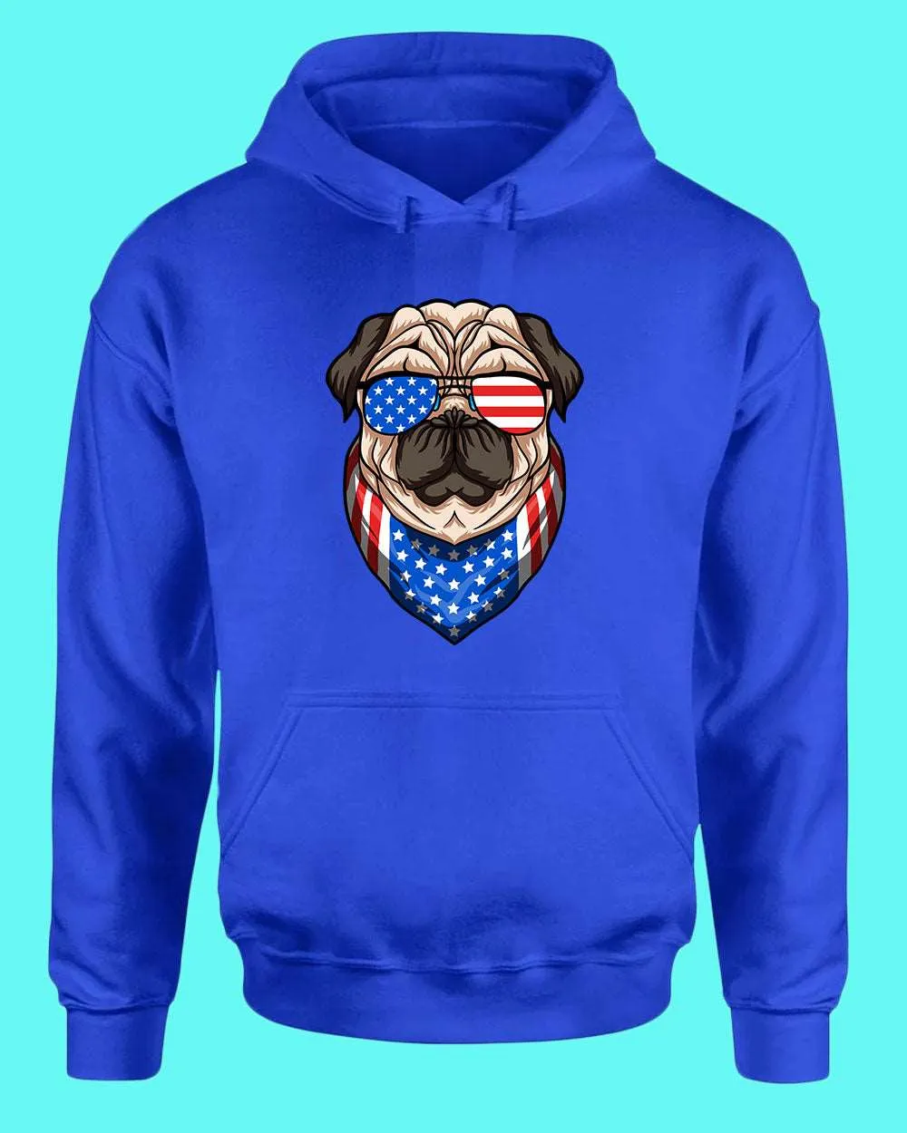 American hoodie USA Flag with Dog hoodie