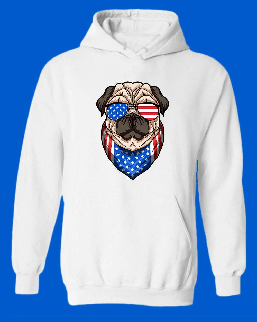 American hoodie USA Flag with Dog hoodie