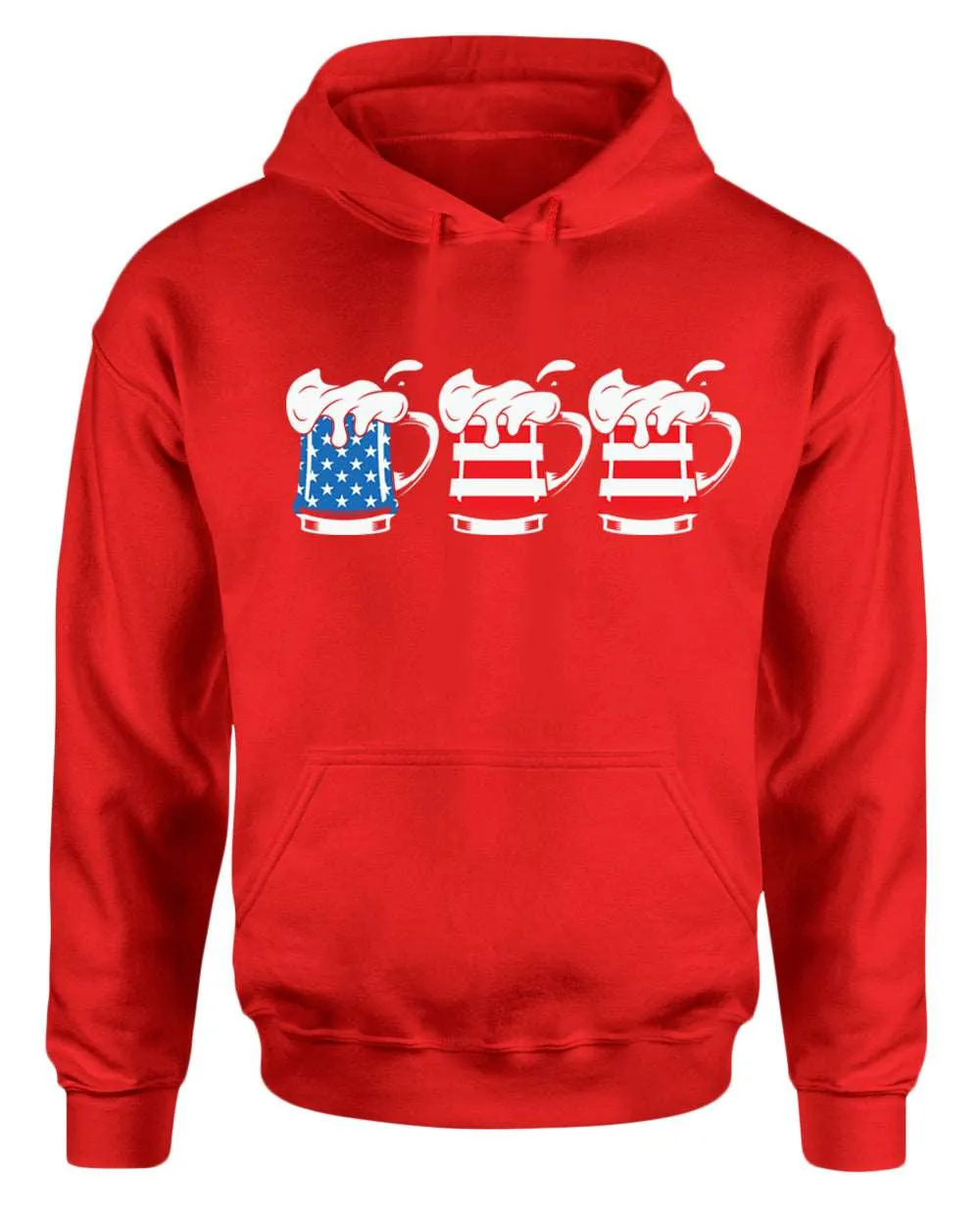 American pride beer mug hoodie