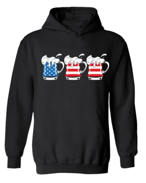 American pride beer mug hoodie