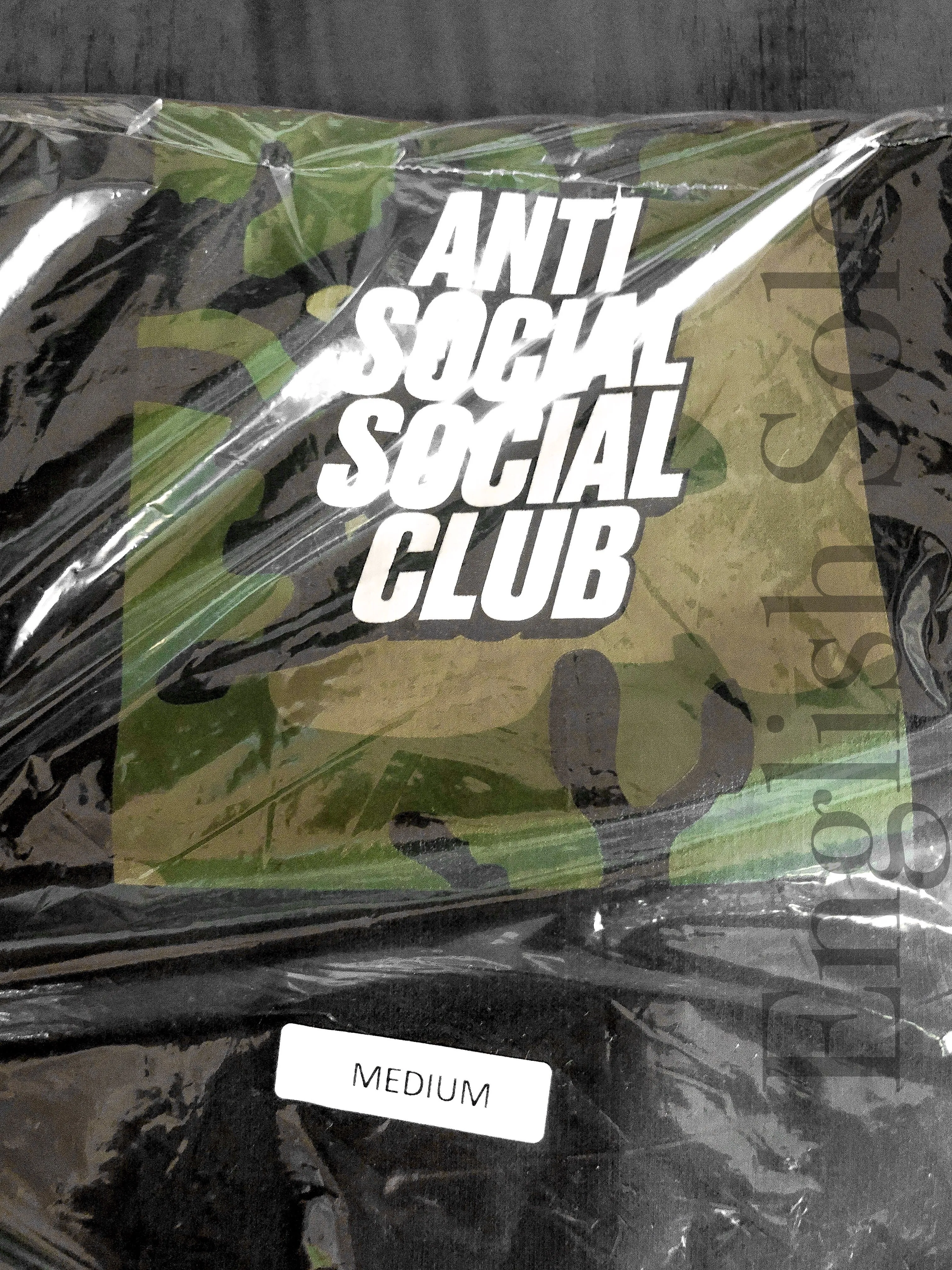 AntiSocial Social Club - Camo Box Logo Hoodie (Black)