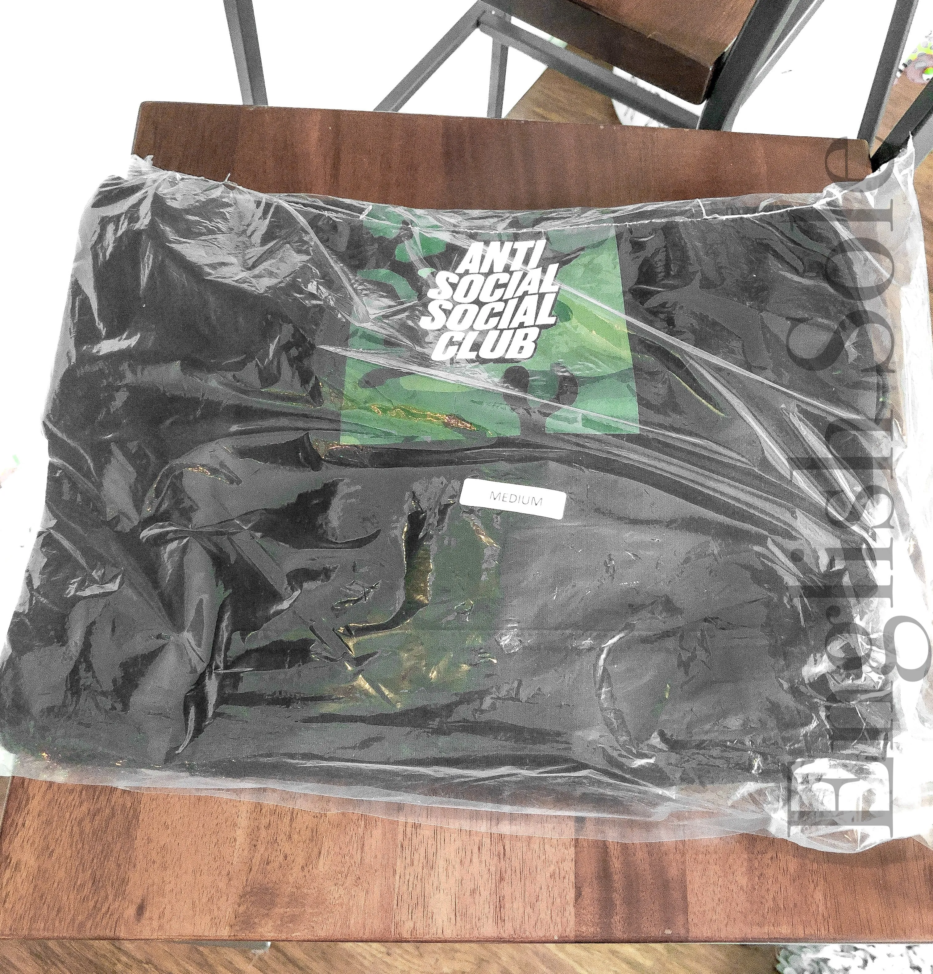 AntiSocial Social Club - Camo Box Logo Hoodie (Black)