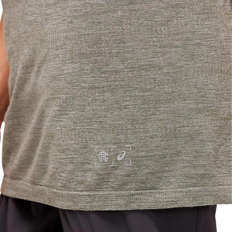 Asics x Reigning Champ Seamless Merino Running Tee Lichen Green Men 2011A829-301