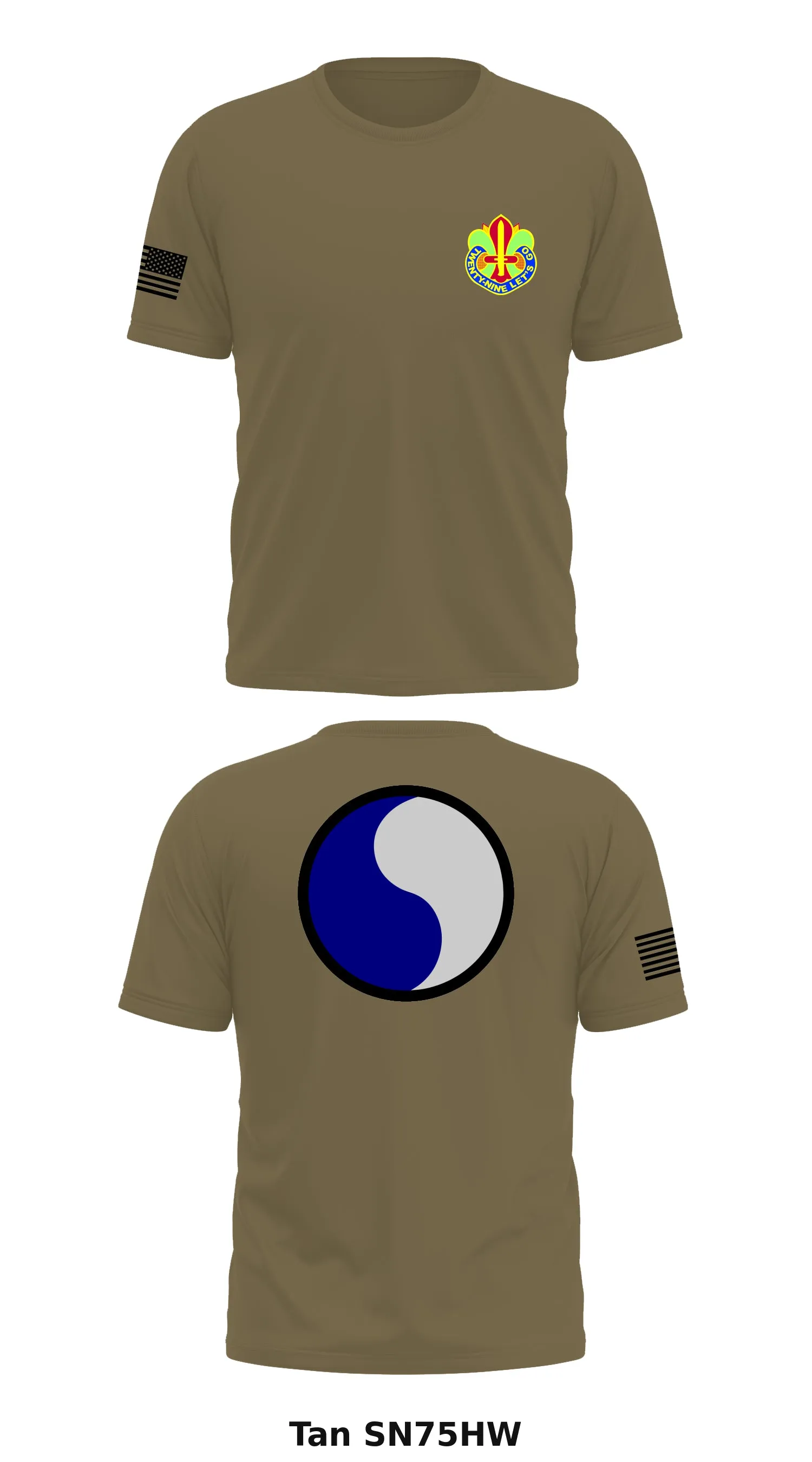 B CO, HHBN, 29ID Store 1 Core Men's SS Performance Tee - SN75HW
