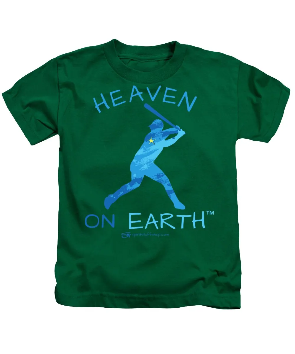 Baseball Heaven On Earth - Kids T-Shirt