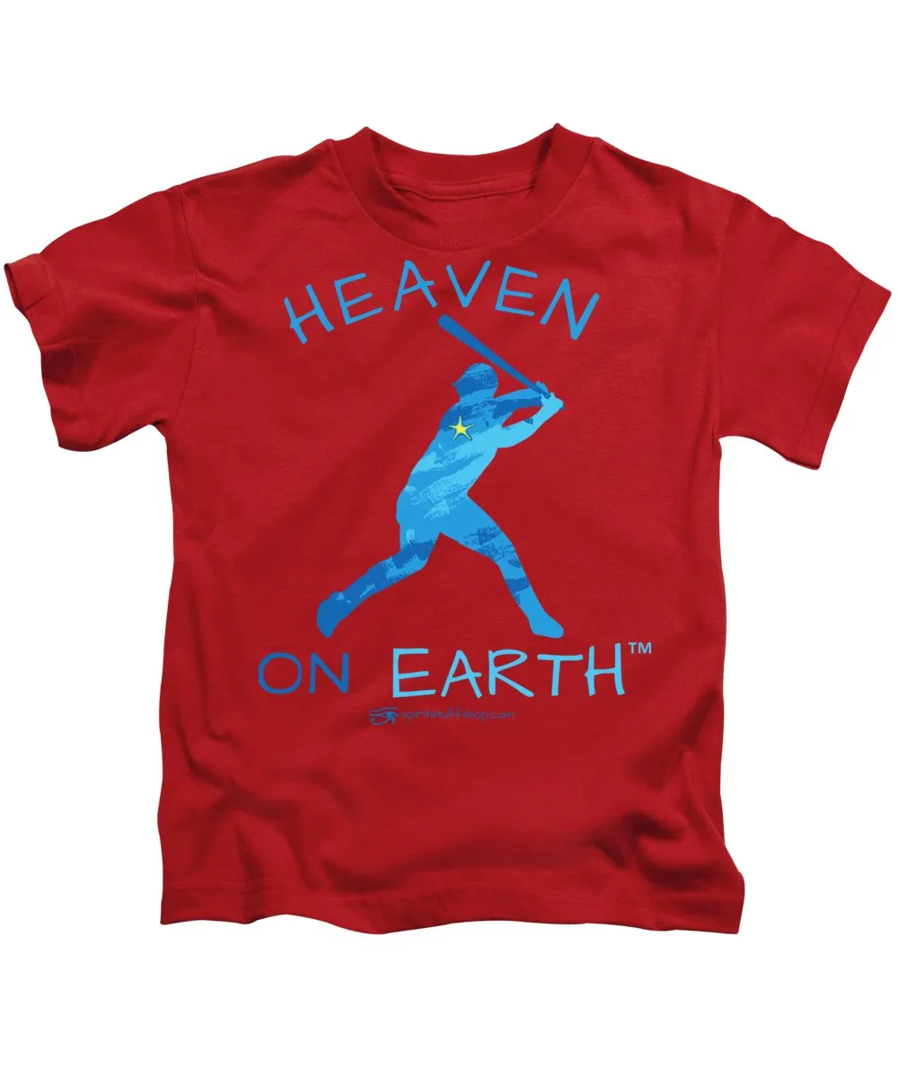 Baseball Heaven On Earth - Kids T-Shirt