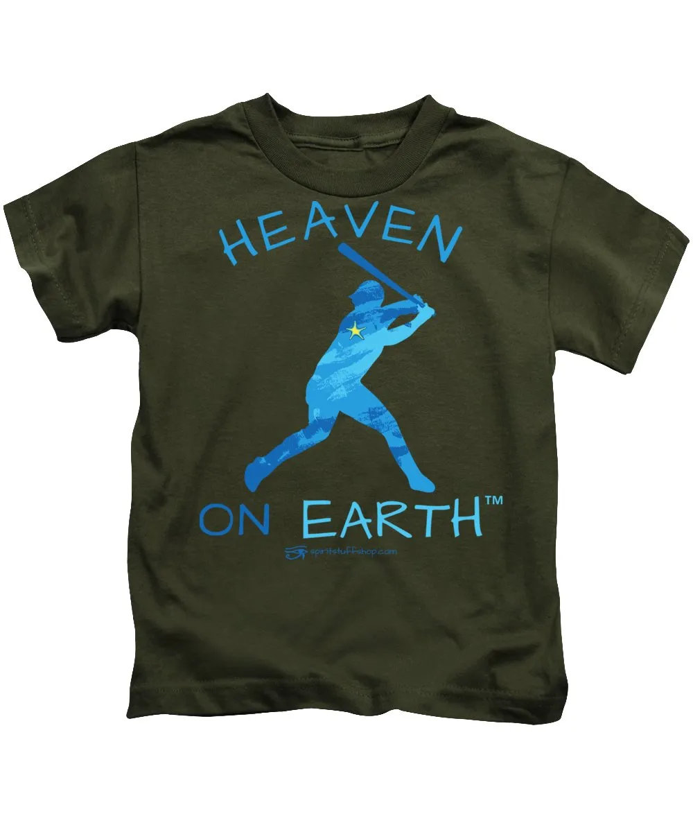 Baseball Heaven On Earth - Kids T-Shirt