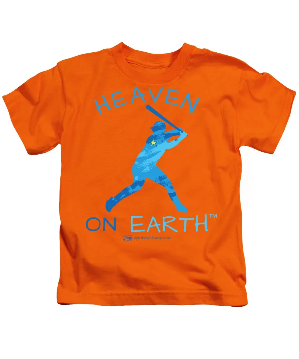 Baseball Heaven On Earth - Kids T-Shirt
