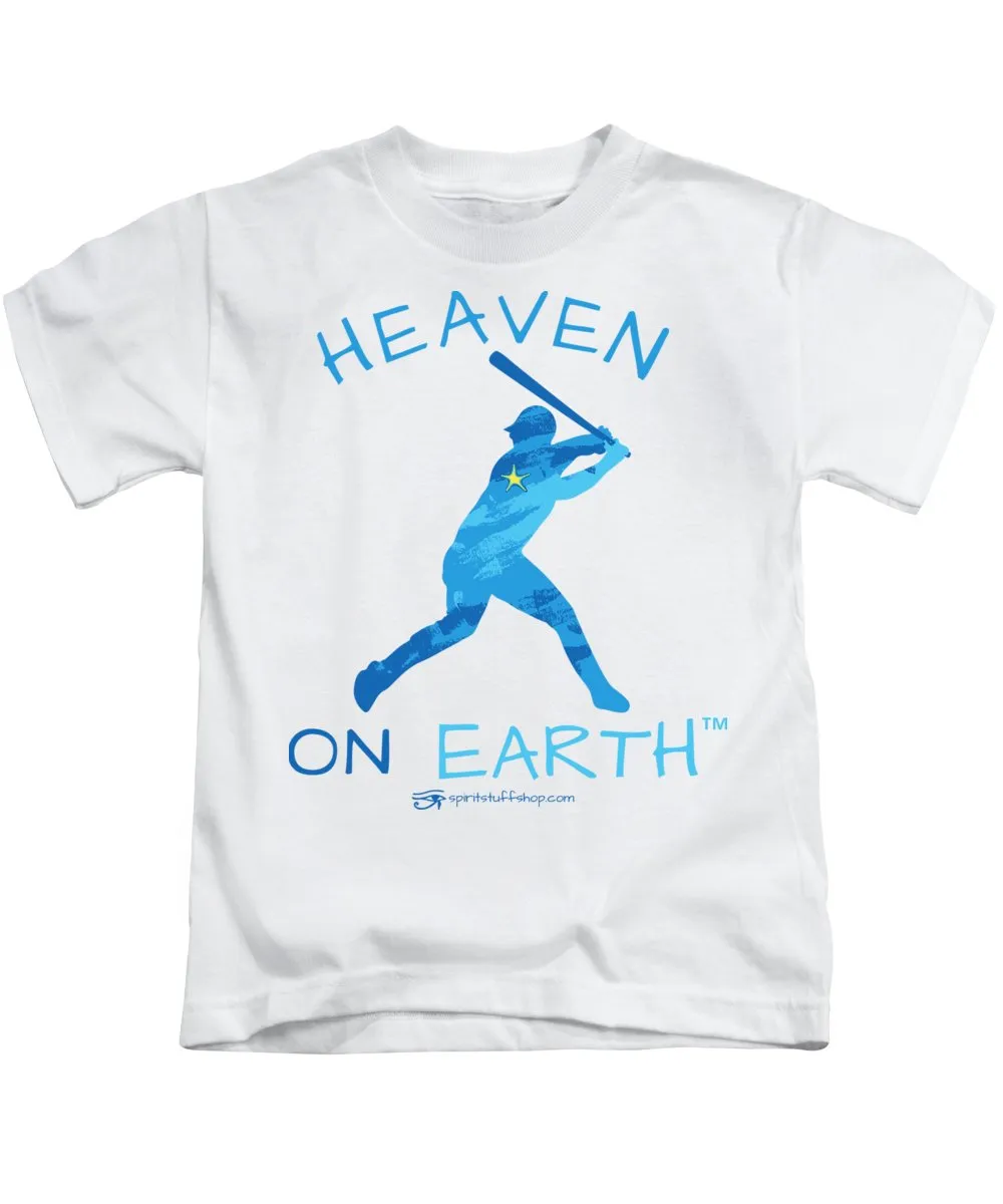 Baseball Heaven On Earth - Kids T-Shirt