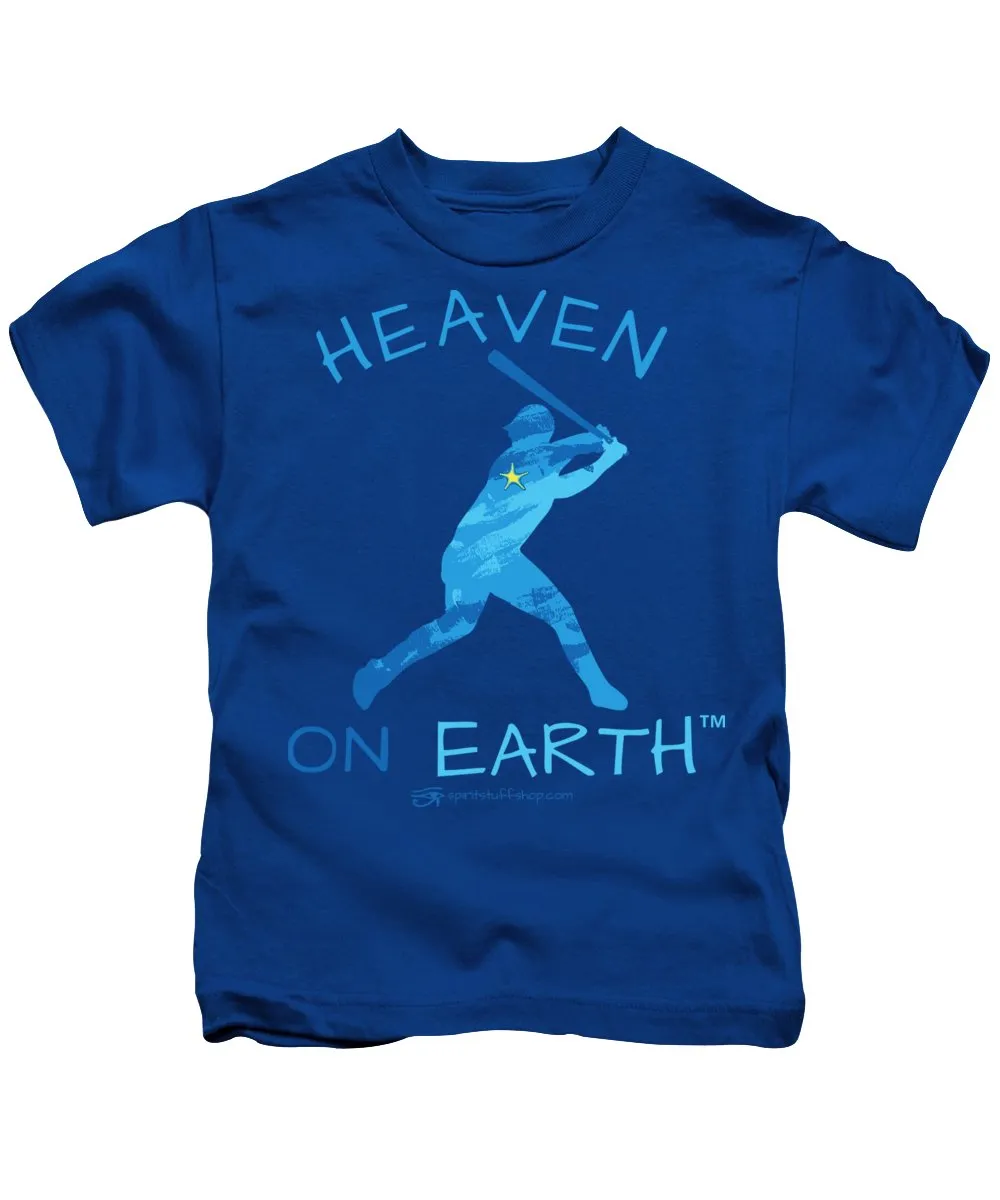 Baseball Heaven On Earth - Kids T-Shirt