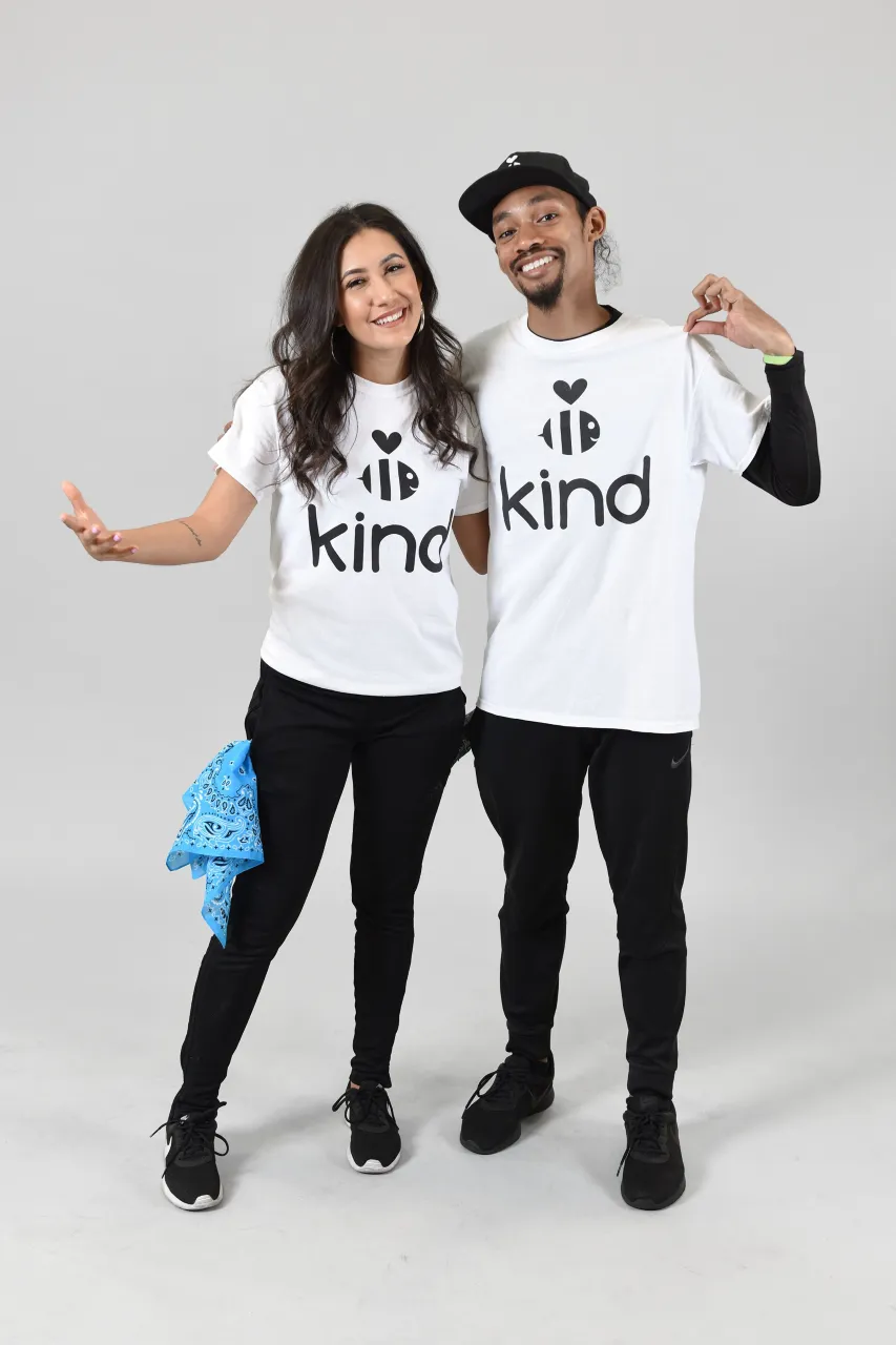 BE KIND White Short Sleeve Shirt - Adult