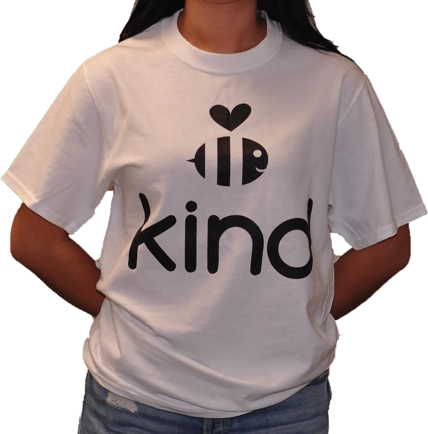 BE KIND White Short Sleeve Shirt - Adult