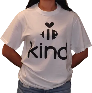 BE KIND White Short Sleeve Shirt - Adult