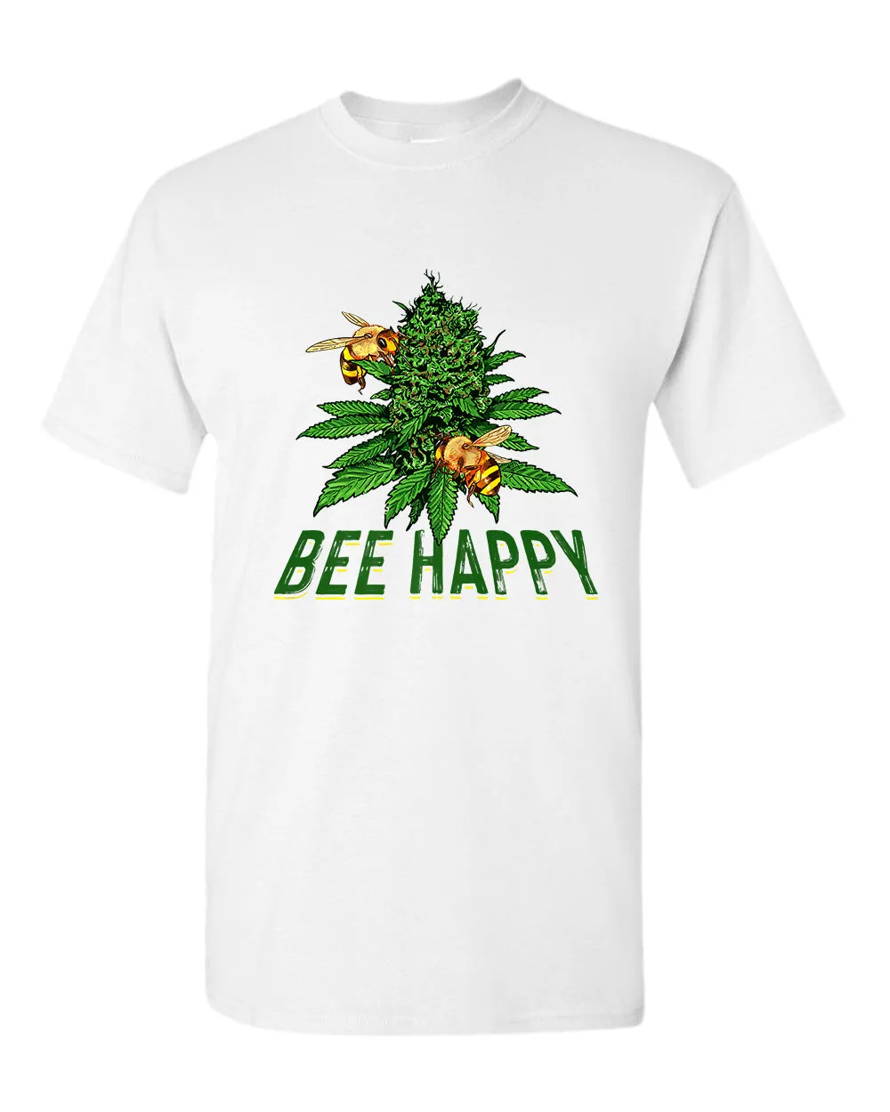 Bee happy bud t-shirt