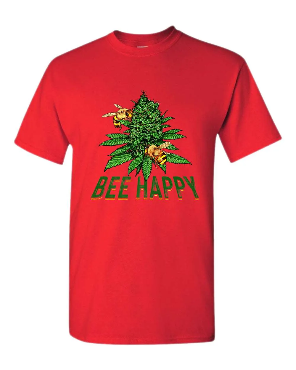 Bee happy bud t-shirt