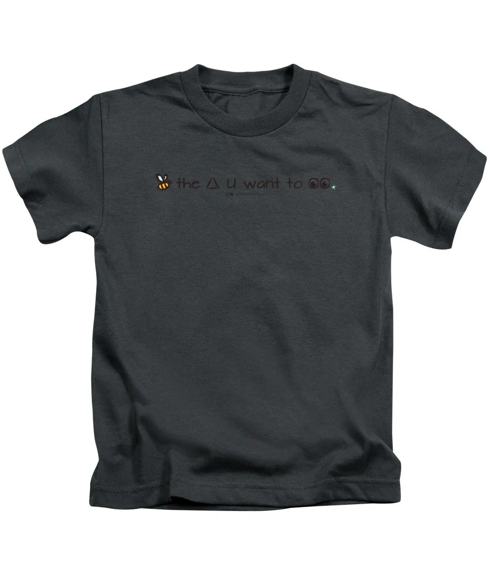 Bee The Chng You Want To See - Kids T-Shirt
