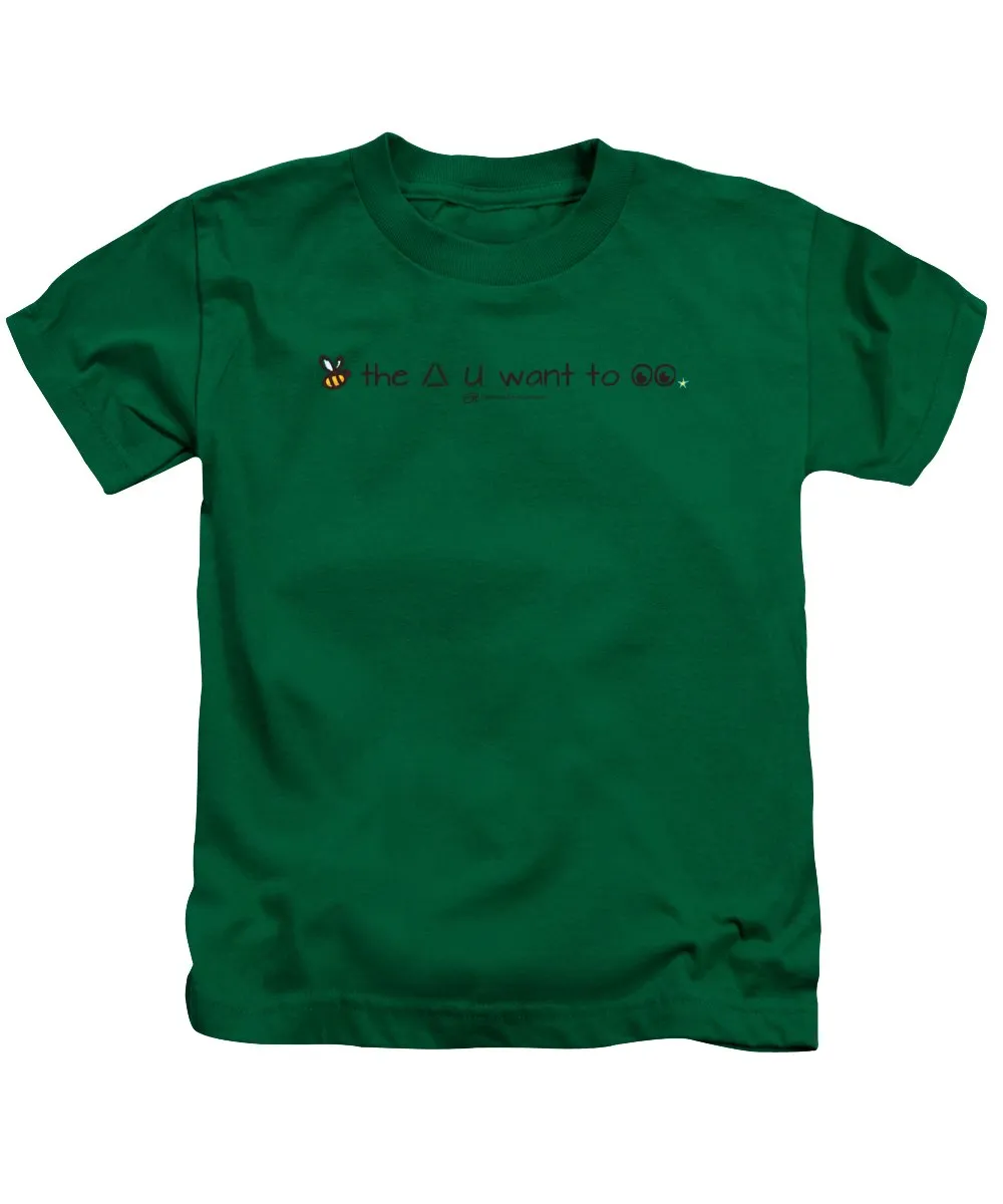Bee The Chng You Want To See - Kids T-Shirt