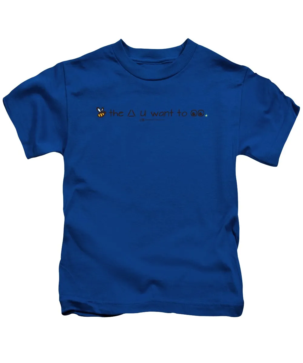 Bee The Chng You Want To See - Kids T-Shirt