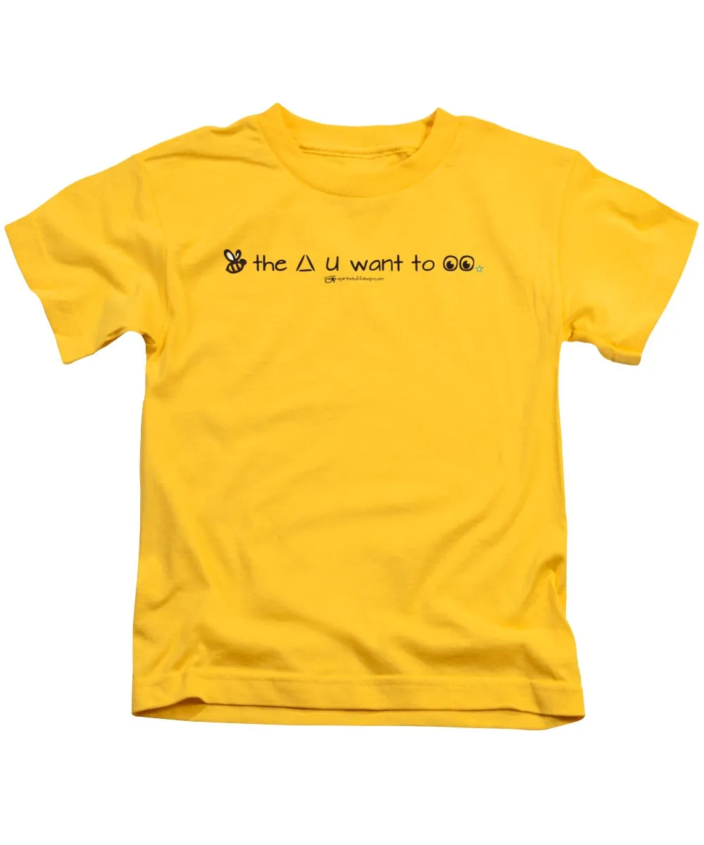 Bee The Chng You Want To See - Kids T-Shirt