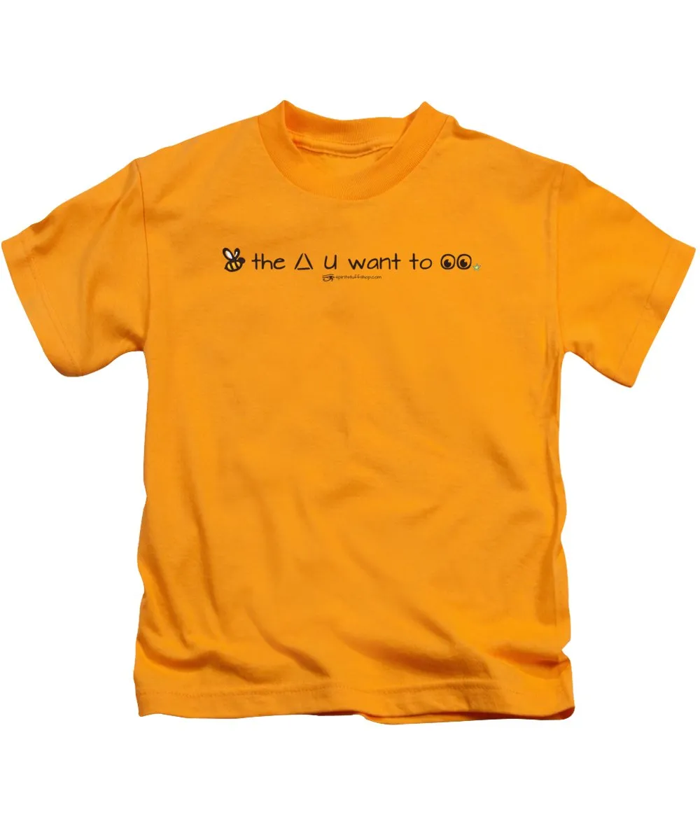 Bee The Chng You Want To See - Kids T-Shirt