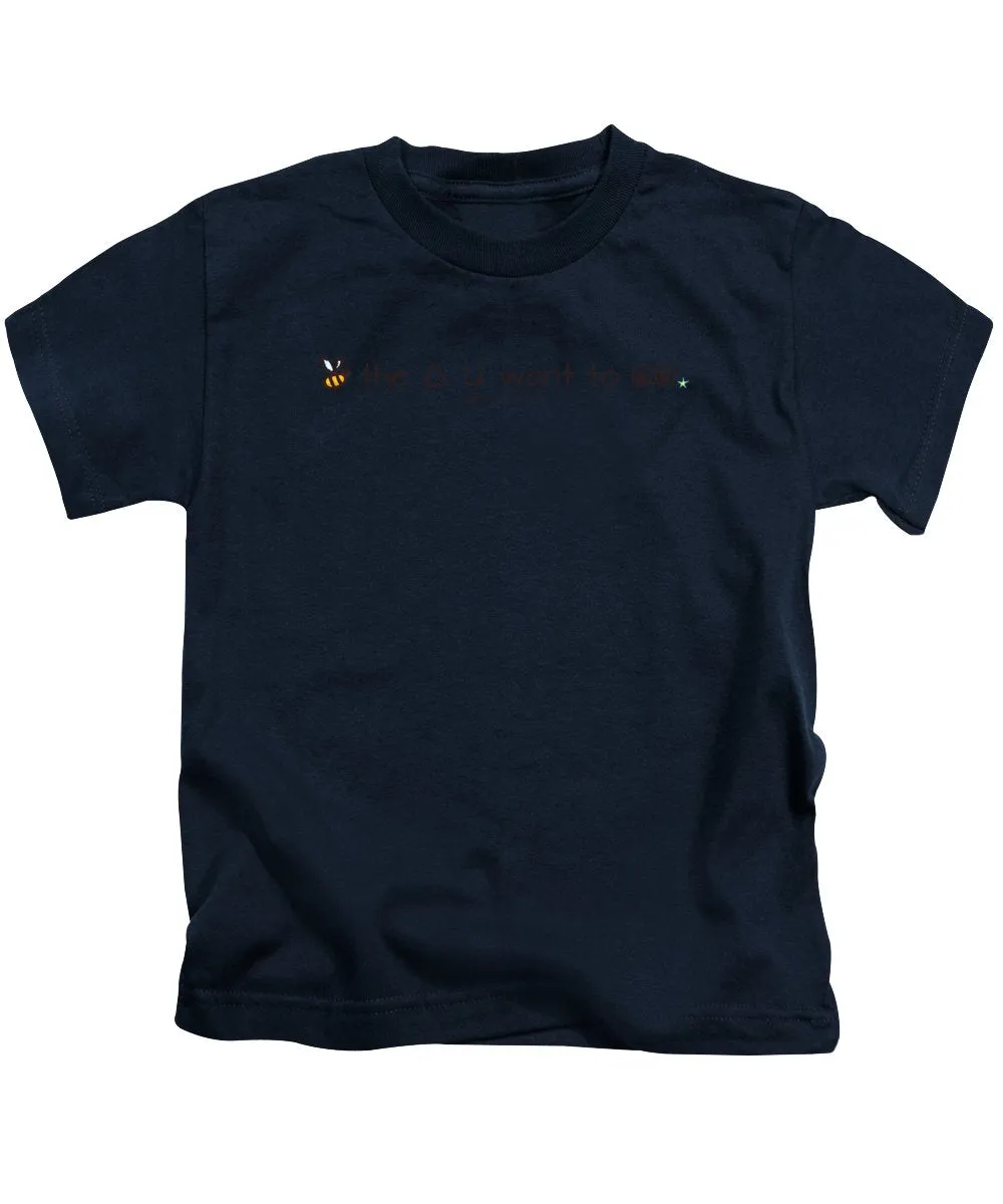Bee The Chng You Want To See - Kids T-Shirt