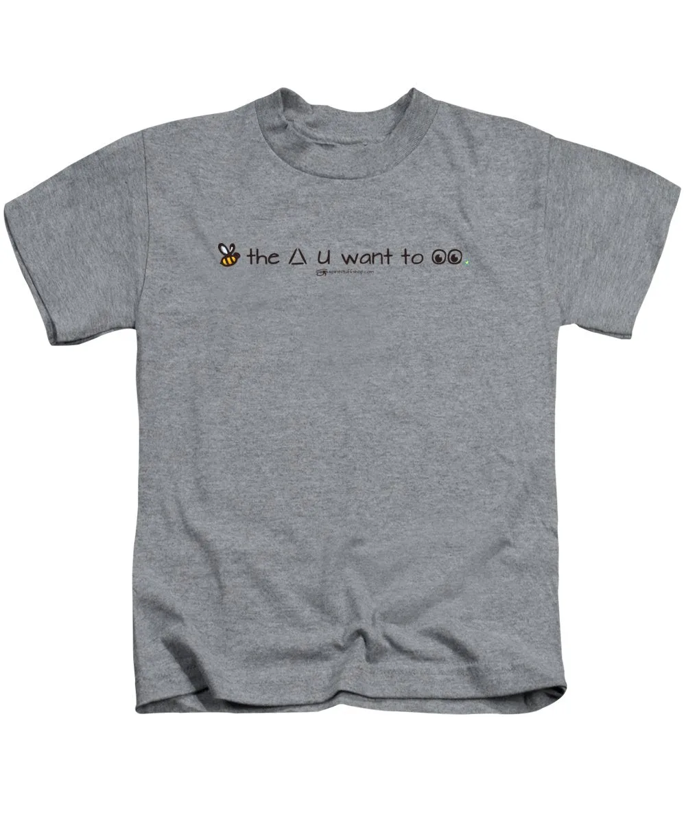 Bee The Chng You Want To See - Kids T-Shirt