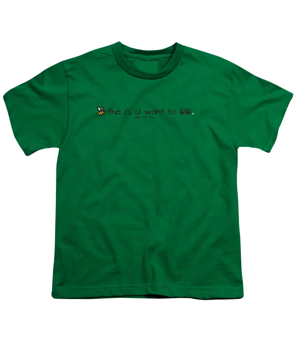 Bee The Chng You Want To See - Youth T-Shirt