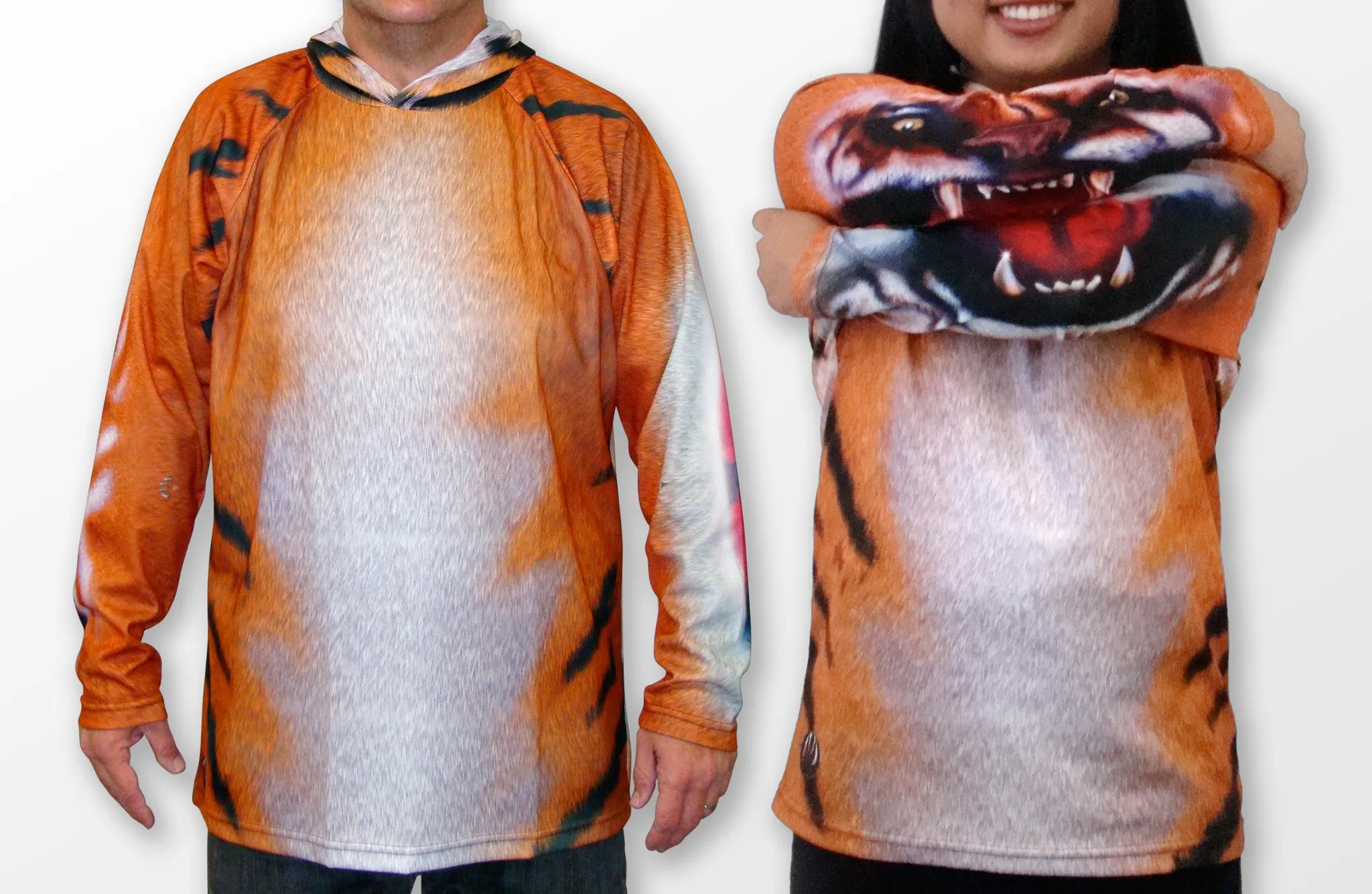 BENGAL TIGER Hoodie Chomp Shirt by MOUTHMAN®
