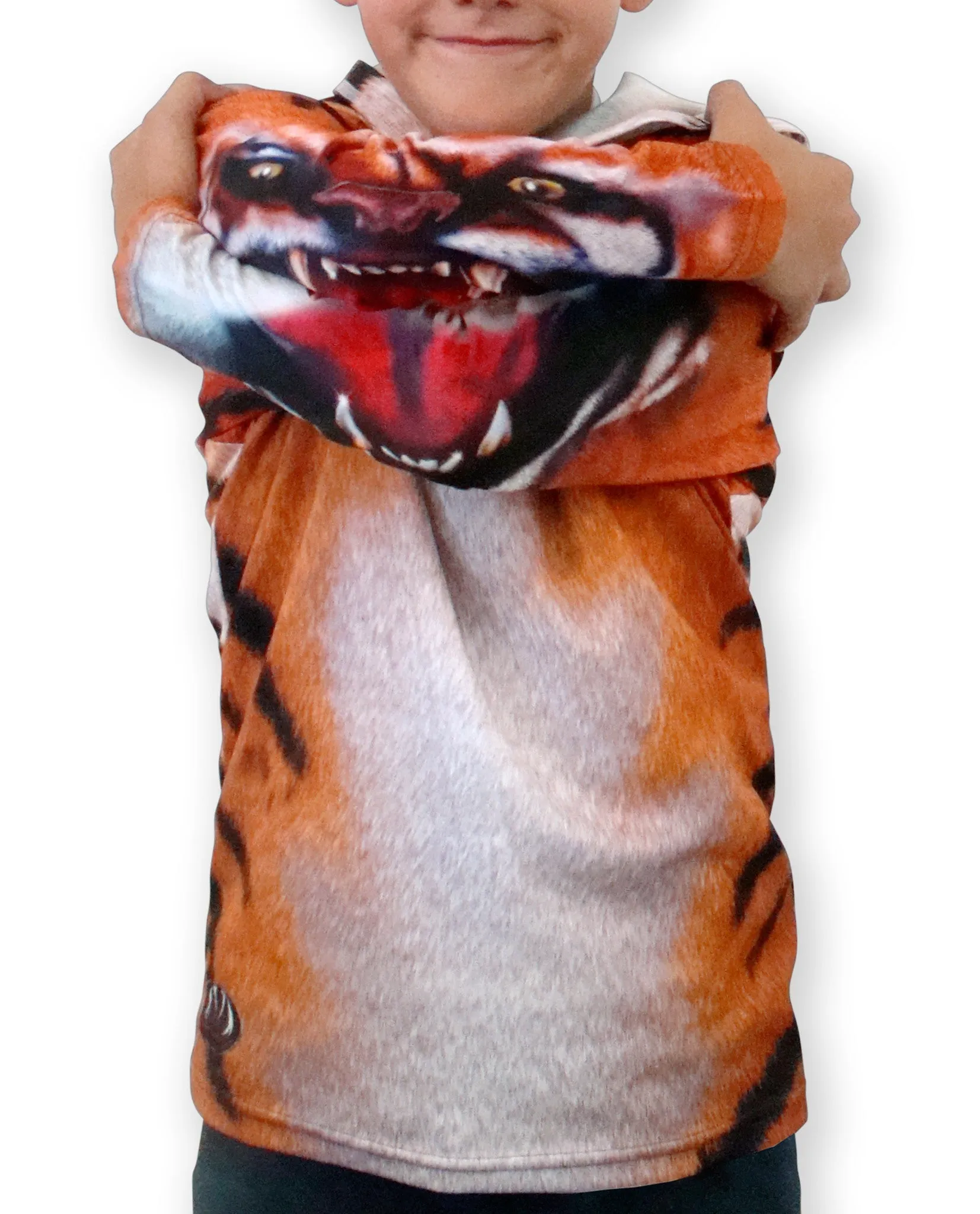 BENGAL TIGER Hoodie Chomp Shirt by MOUTHMAN®