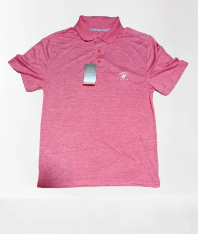 Beverly Hills Polo Club Men's Regular Fit Performance Polo Shirts ORNGE