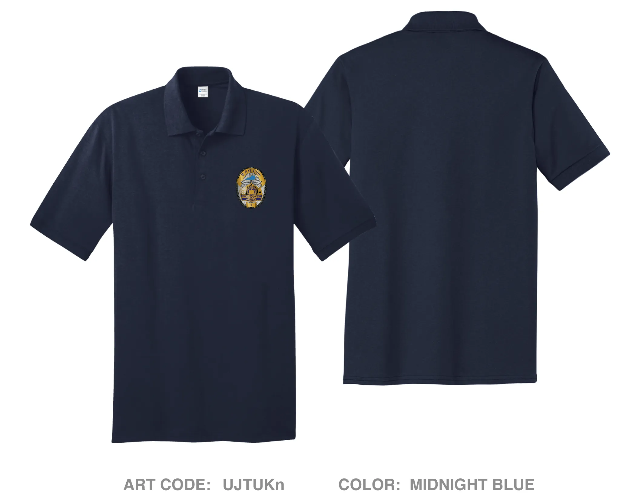 BFG elite Fundraising Collection Hi-Tech Performance Men's SS Polo - UJTUKn