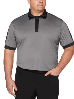 Big & Tall Birdseye Color Block Polo