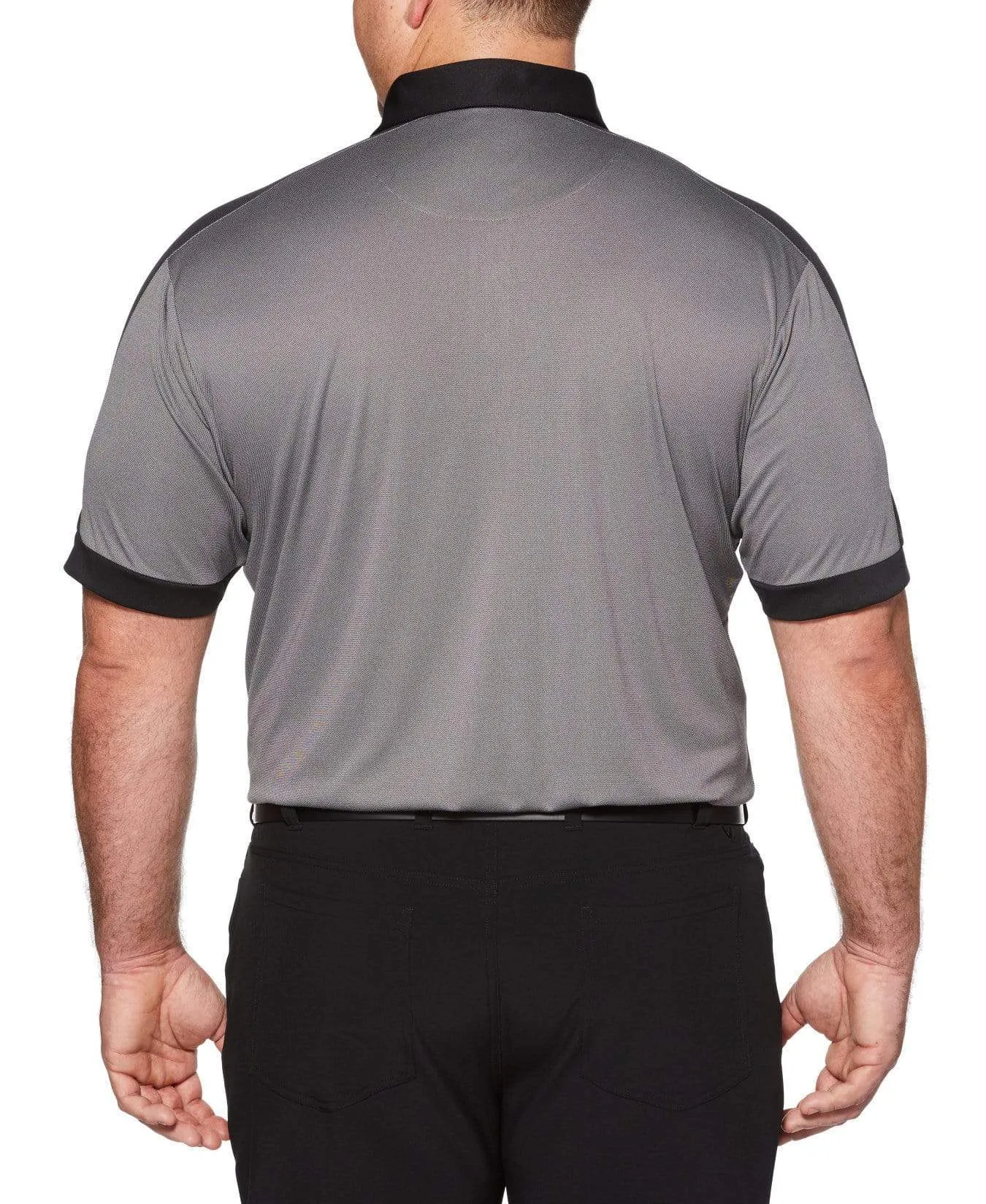 Big & Tall Birdseye Color Block Polo