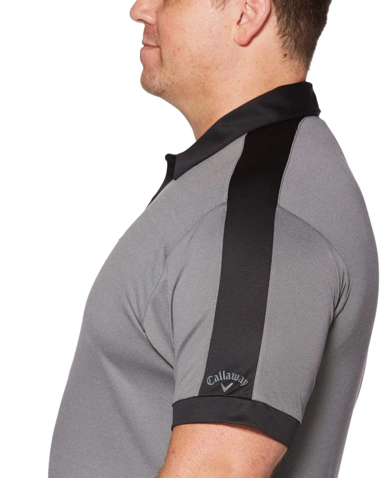 Big & Tall Birdseye Color Block Polo