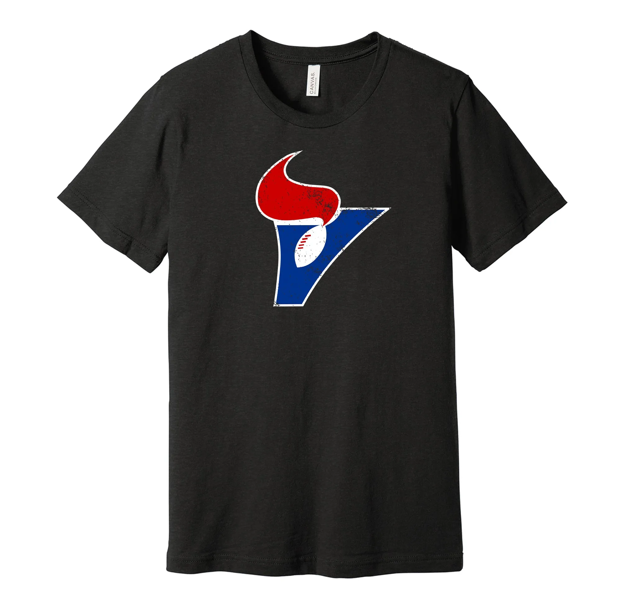 Birmingham Vulcans Distressed Logo Shirt - Defunct Football Team - Celebrate Alabama Heritage and History - Hyper Than Hype