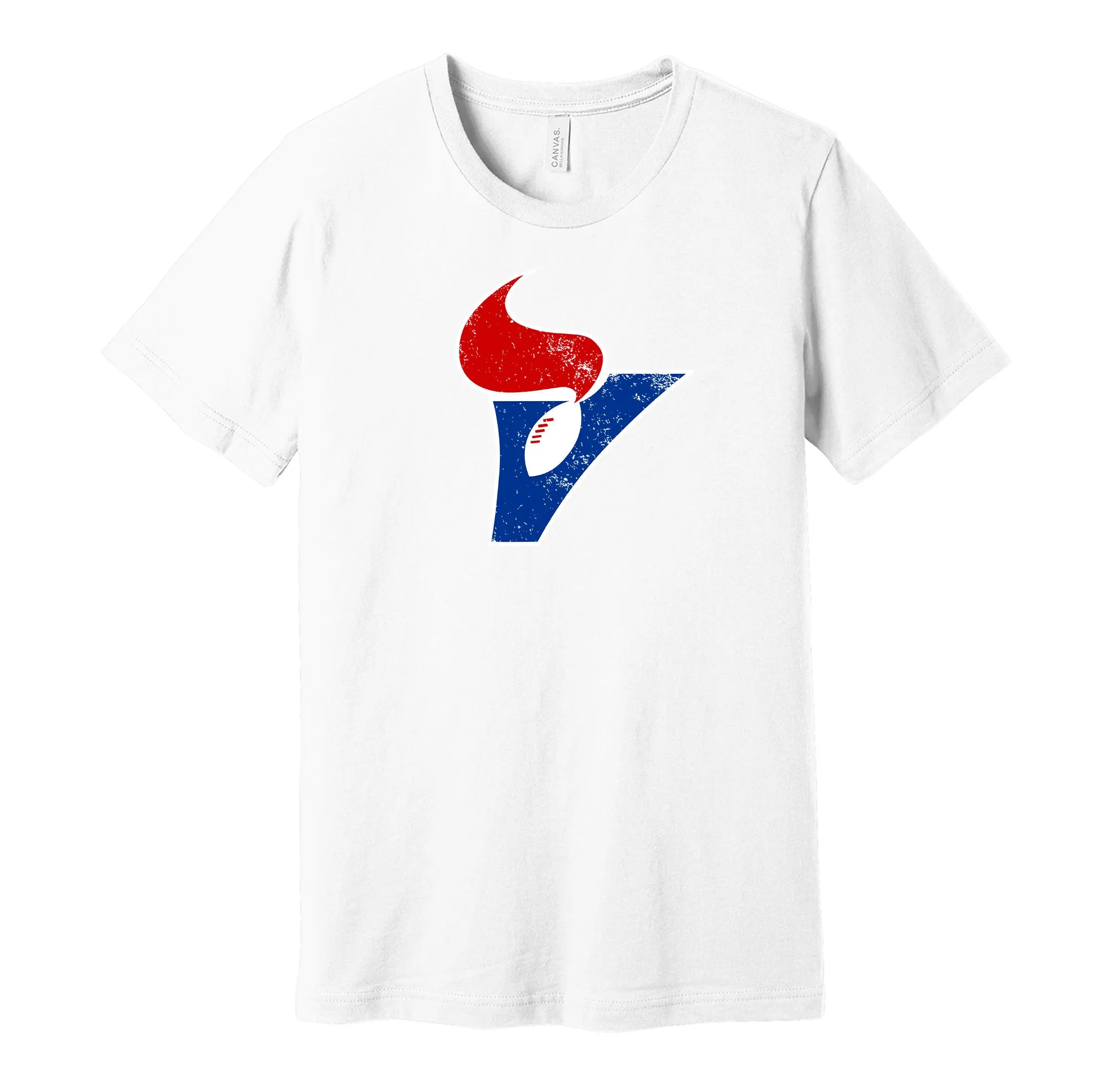 Birmingham Vulcans Distressed Logo Shirt - Defunct Football Team - Celebrate Alabama Heritage and History - Hyper Than Hype