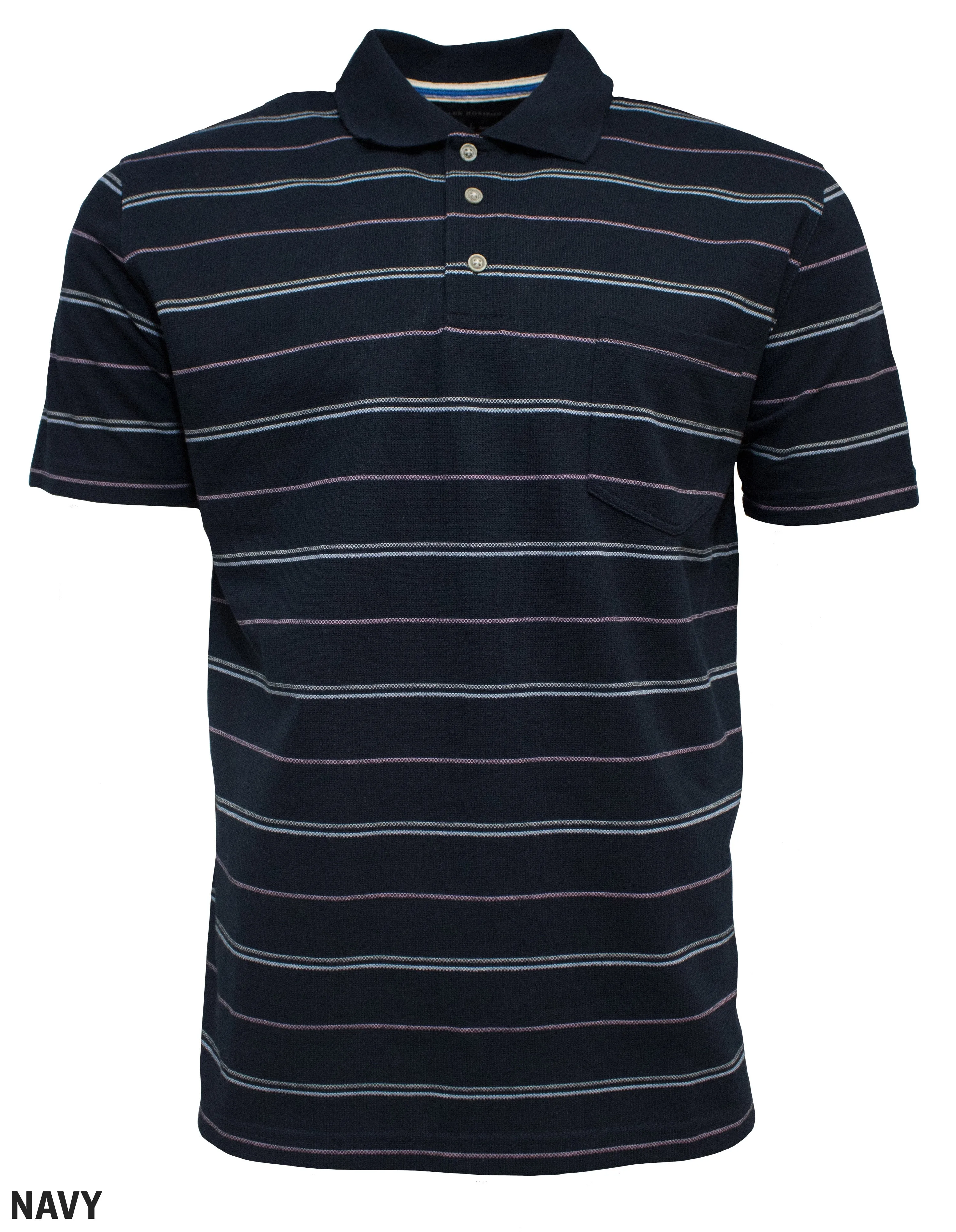 Blue Horizon Poly Cotton Polo